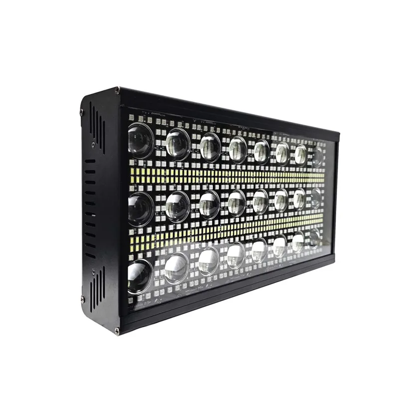 4Pcs/Lot 24*10w Strobe Matrix Lights Led Thunder Curtain Light flycase Strobe Horse Dyeing Beam Stage Nightclub Dyeing Effect 4