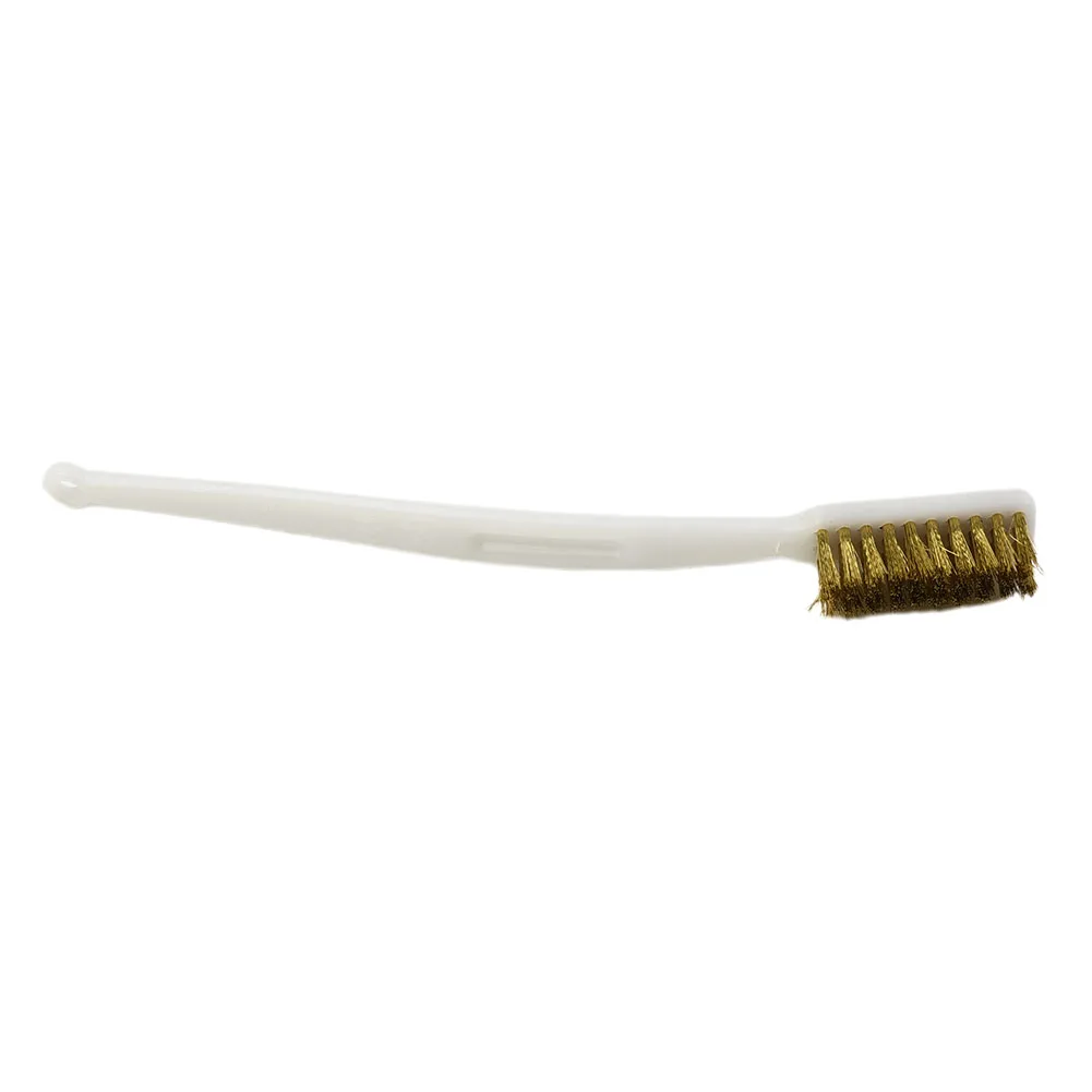 

Cleaning Brass Wire Brush Indoor Garden Installation Industrial Devices Polishing Parts Plastic Handle Accessories