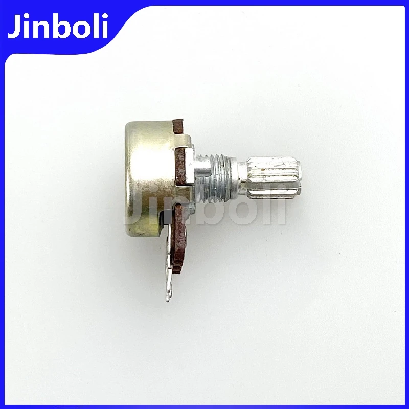 1PCS 16 Type 150K&Omega;B 3Pins Single Speaker Fever Power Amplifier Audio High And Low Volume Potentiometer B150K Flower Shaft 15mm