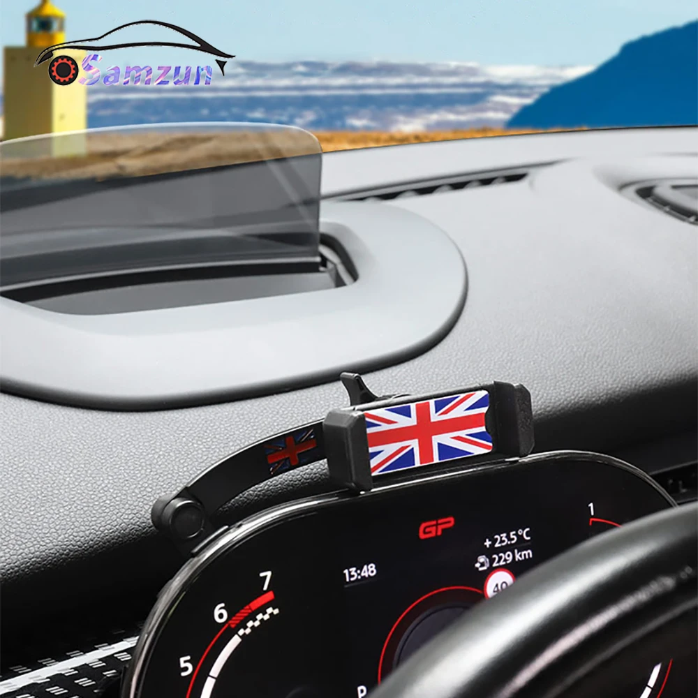 For MINI Cooper Clubman F54 F55 F56 F57 F60 2021 - 2023 Phone Holder Car Accessories LCD Tachometer Mobile Phone Bracket Support