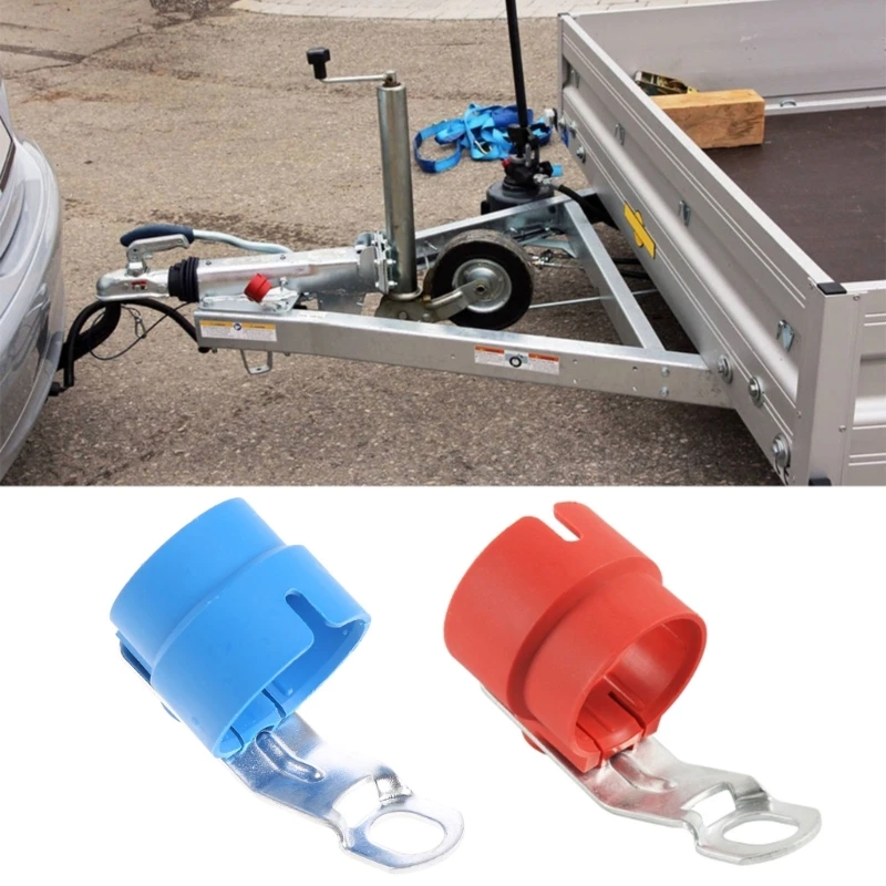 

Red Trailer Plug Holder Mount on Trailer Tow Bar for 13 to 7 Pin Adapter GTWS