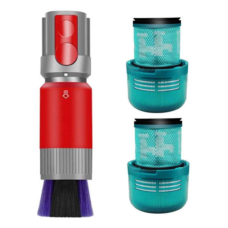 

Фильтр для пылесоса Dyson V15, мягкая щетка для удаления пыли без следов, ультраузкое пространство, всасывающая головка, Сменные аксессуары