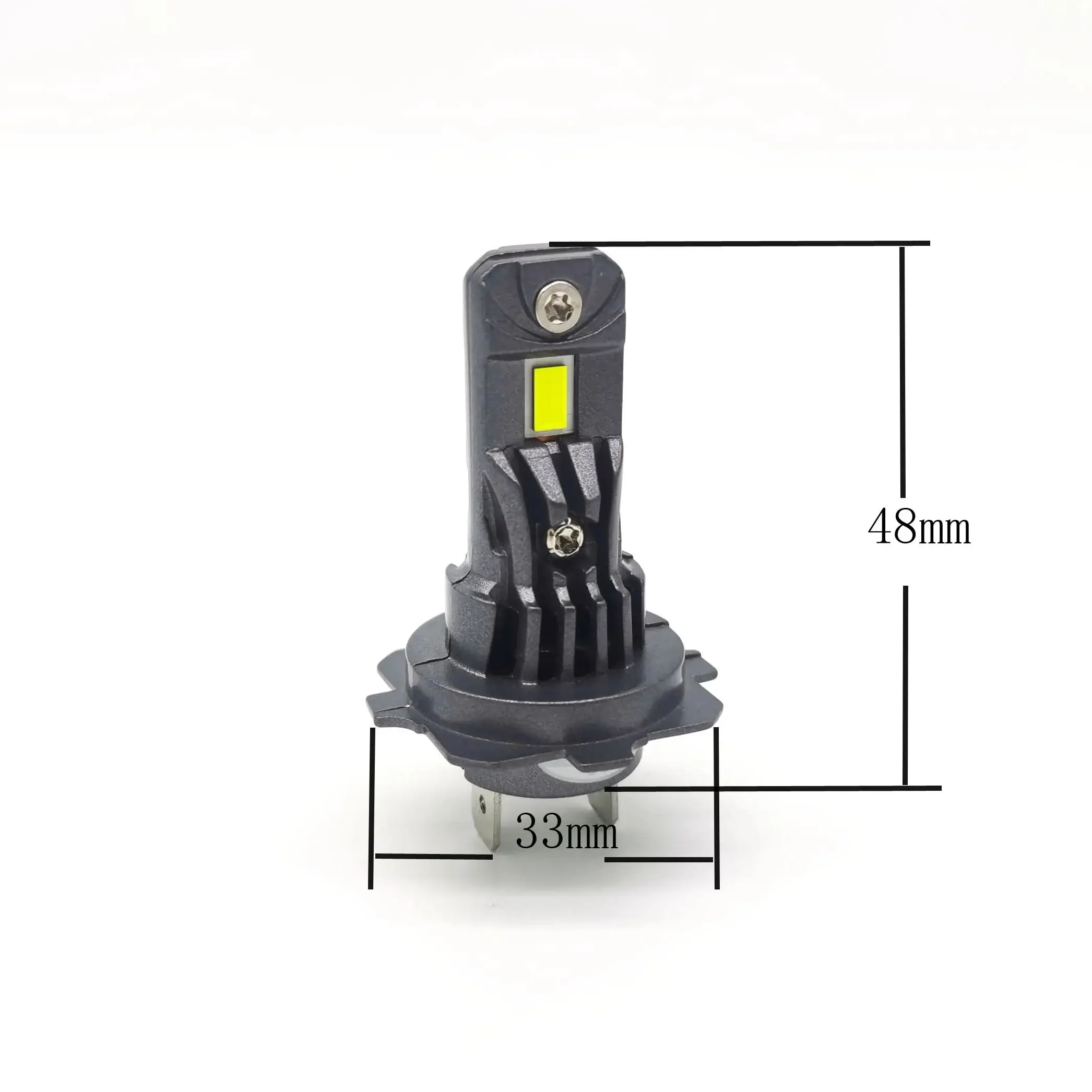 KEPMA A51 H7 LED Bulbs 6000K-6500K White H7 LL Mini Fanless Projector Fog Light Powersports Off-road Halogen Accessories