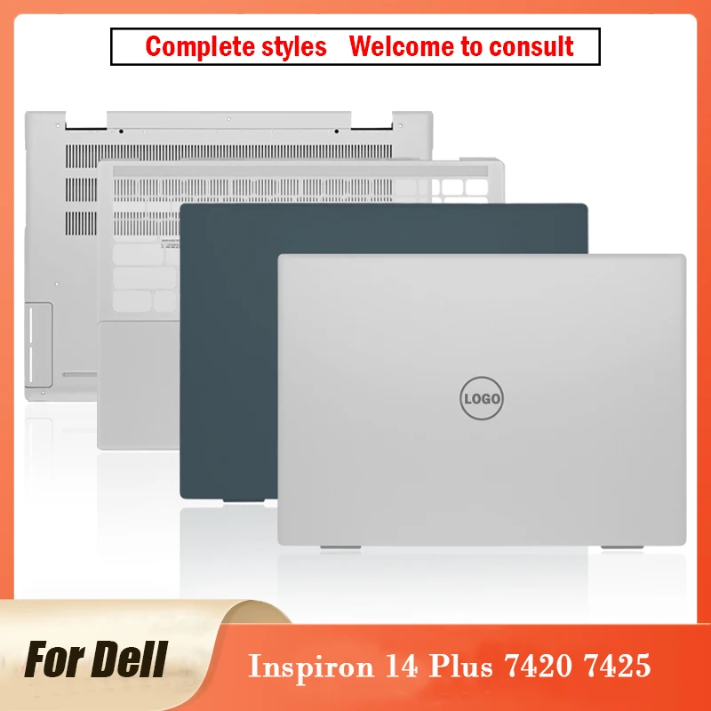 

Новинка, оригинальная задняя крышка для ноутбука Dell Inspiron 14 Plus 7420 7425, подставка для рук, нижняя деталь, верхняя крышка 14 Plus 7420 7425 14 дюймов