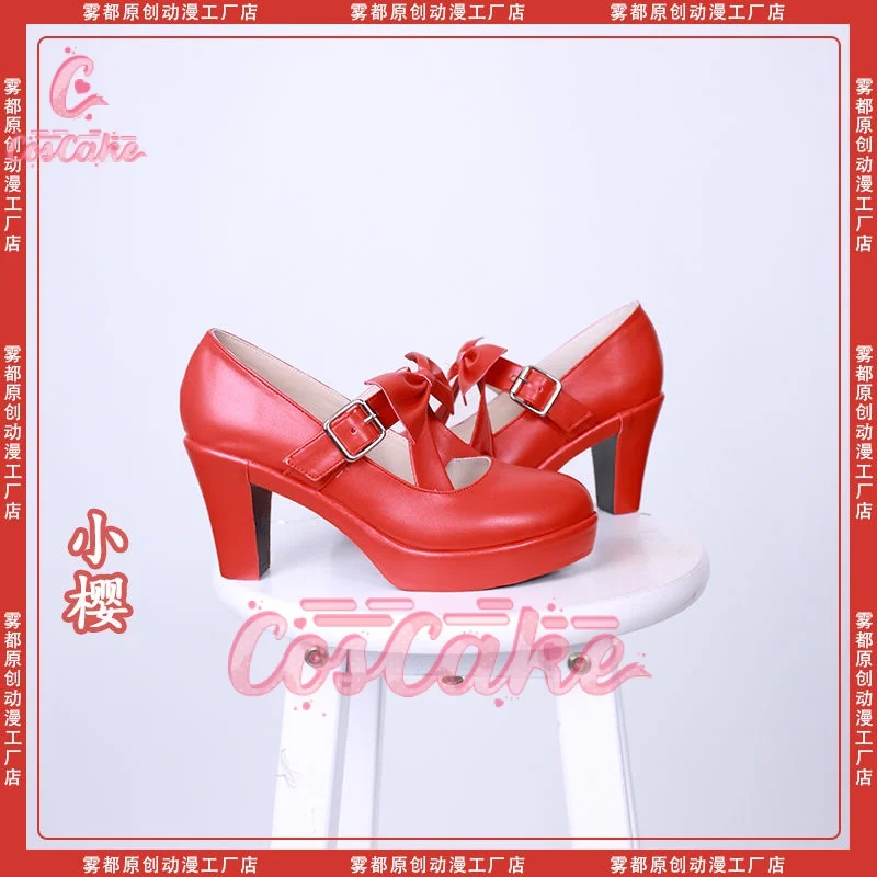 

Puella Magi Madoka Magica cos Kaname Madoka Косплей Аниме игры персонажи обувь