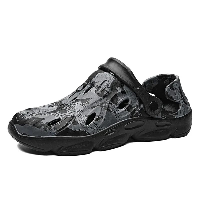 크록스 슬리퍼 Men Clogs 2023 Beach Sandals Summer Plus Big Size 47 48 Garden Shoes Clog Lightweight Hot Sale сандалии мужски 3