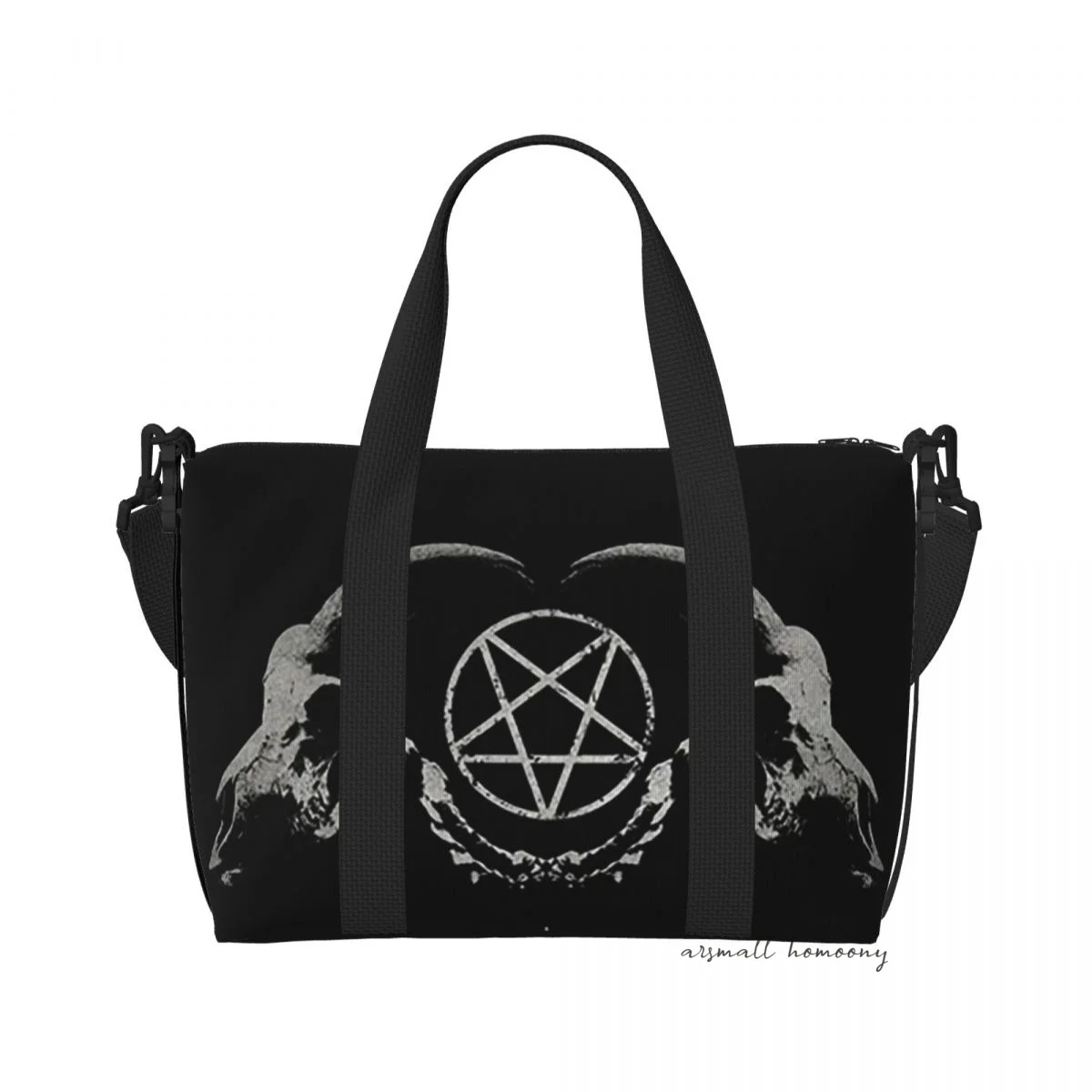 

Дорожная Спортивная сумка с пентаграммой Satantic, персонализированные дорожные сумки с плечевым ремнем, спортивная сумка для женщин для спортзала