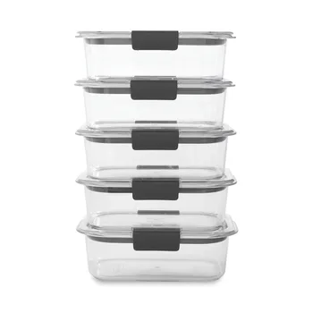 Clear Tritan Plastic Sealed Container Food Storage Containers Food Preservation Box Free Shipping Kitchen Storage & Organization 2