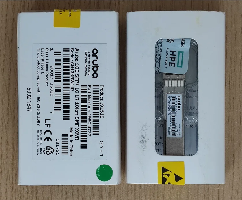 

Original J9151E 1990-4727 10G SFP+ LC LR 10km SMF Transceiver Module for Switch 1930
