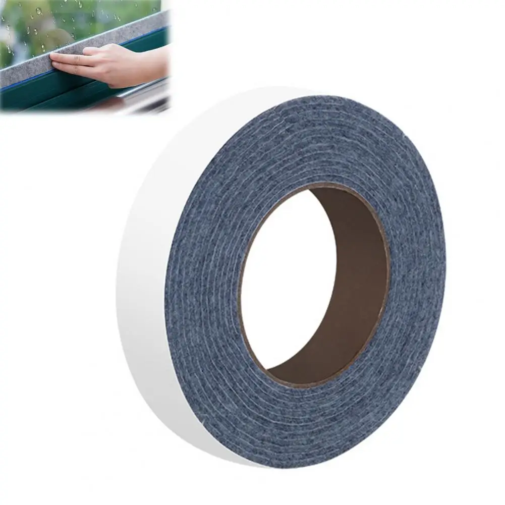 4M/Roll Window Glass Absorbent Sticker Felt Window Condensation Moisture Absorber Strip Self-Adhesive Glass Water Barrier