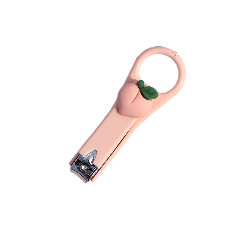 Creative cartoon nail clipper, adult splash proof nail clipper set, student portable clippers