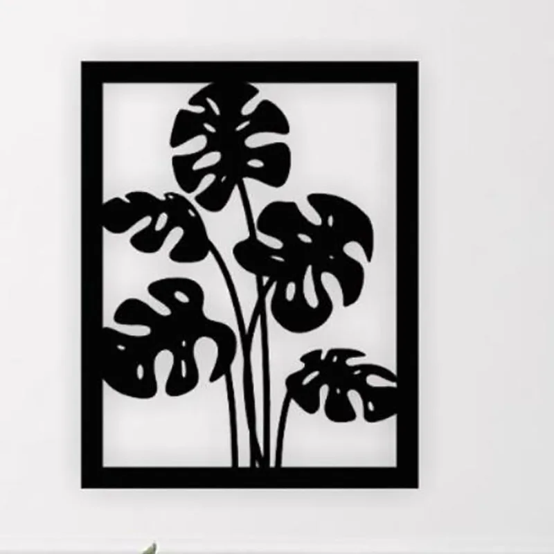 50 Flower Leaf Plant Wall Art Decoration Design Drawings for CNC Laser Cutting DXF CDR format 2D Vector CorelDraw AutoCAD Files
