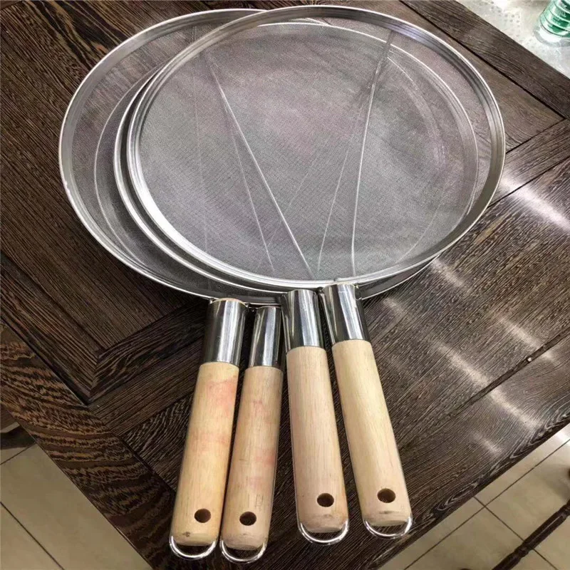 

Сетчатый дуршлаг с длинной ручкой из нержавеющей стали