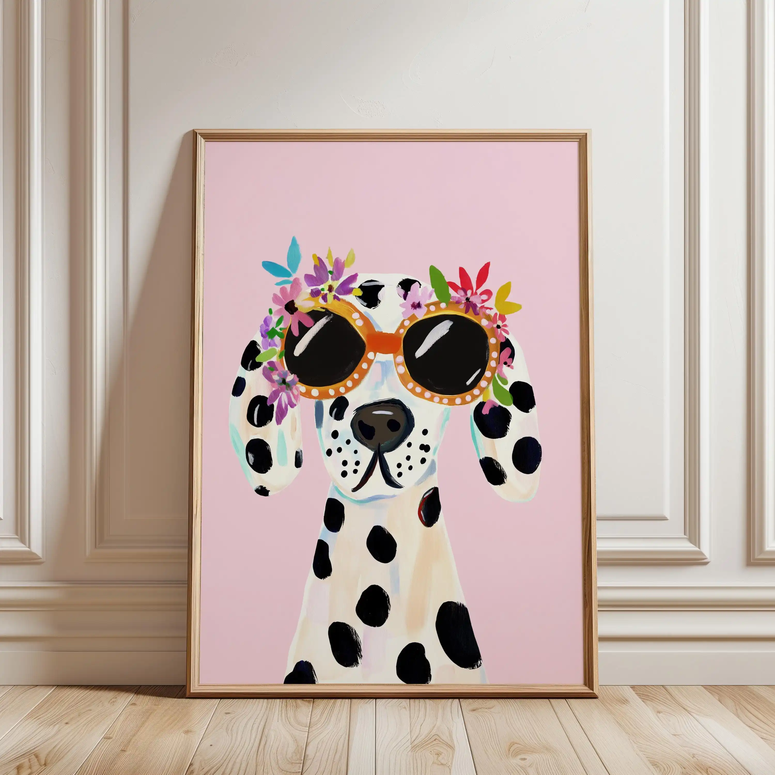 Safari Animal Yoga Wall Art – Leopard, Elephant & Lion Nursery Prints 3