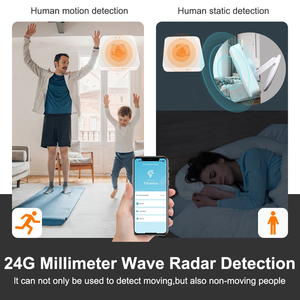 Detector Radar, Sensor de Movimento com Alarme