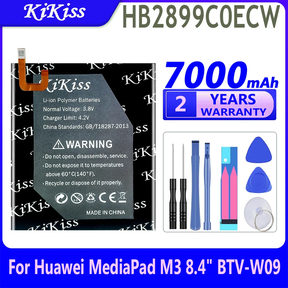 

Аккумулятор KiKiss HB2899C0ECW на 7000 мА · ч для Huawei MediaPad M3 8,4 дюйма