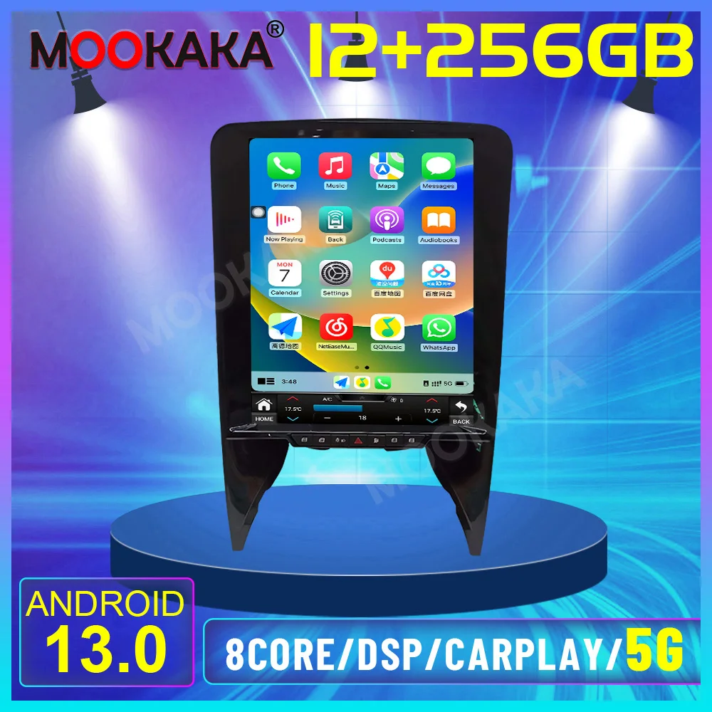 

Android 13 5G For Lamborghini Gallardo 2004-2015 Auto Stereo Car GPS Navigation Multimedia Player Tesla Radio Recorder Head unit