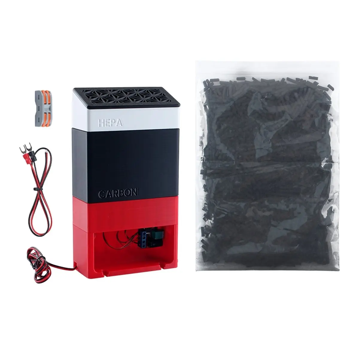 (ABUB) BentoBox V2.0 Bambu Lab X1C P1P ABS ASA 나일론 필라멘트용 활성탄 필터 냄새 제거기 3D 프린터 부품