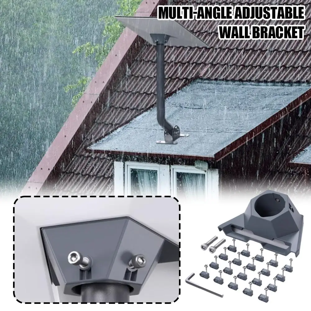 For Starlink Gen3 Multi-angle Adjustment Roof Bracket 20 Degree Tilt Design Large Diameter Round Tube Bracket For Starlink Gen3 2