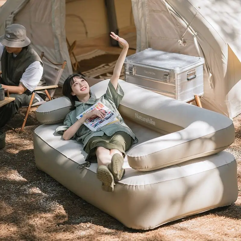 Inflatable Mattress Camping Mattress Naturehike outdoor camping glamping Portable Inflatable sofa bed double seat air sofa