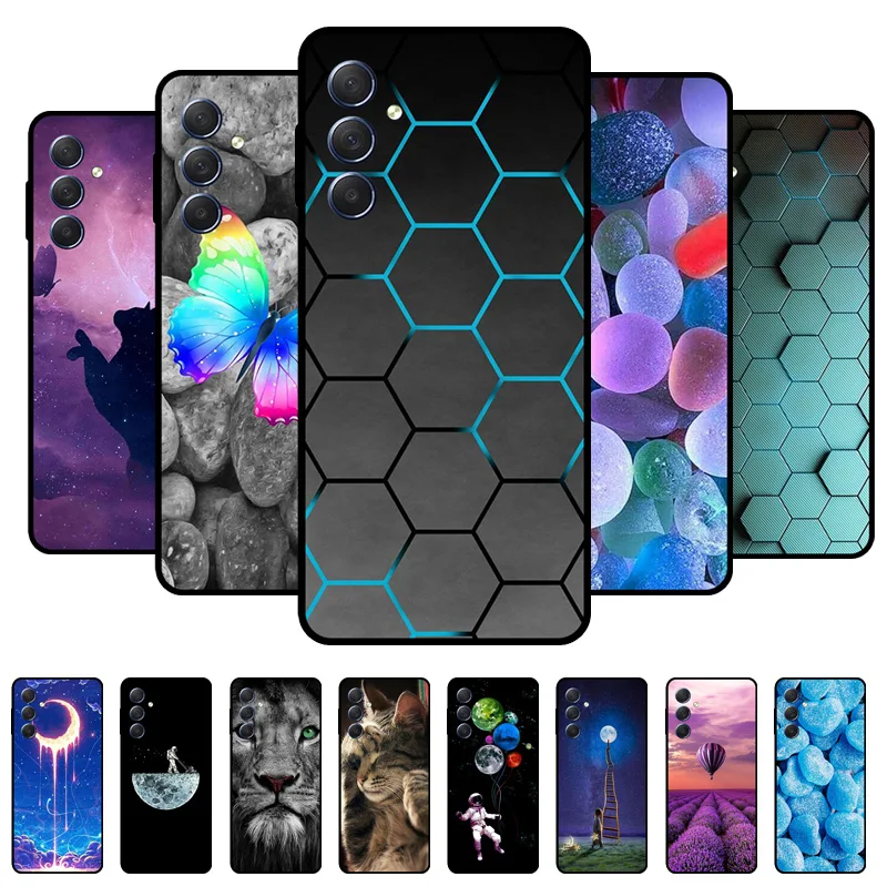 Per Samsung Galaxy S23 Fe Custodia Cover Posteriore Fiore Antiurto Per Samsung S23 Fe S23Fe Astronaut Soft Silicone Phone Fundas Bumper