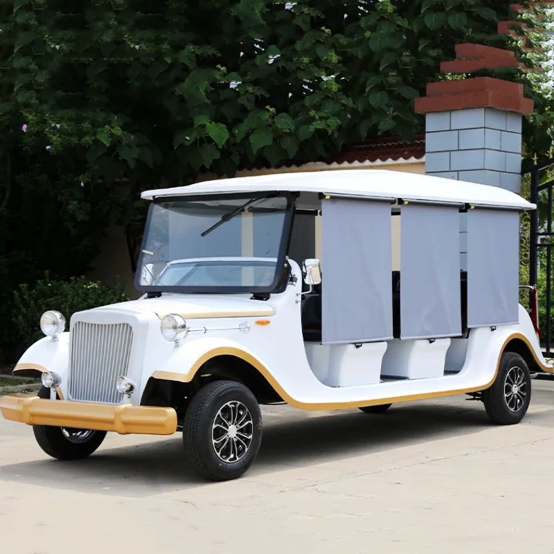 

8 Seaters New Energy Classic Sightseeing Bus Antique Retro Vintage Car Electric