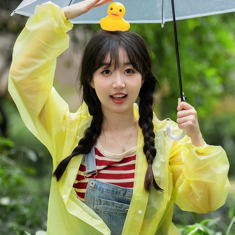 Adult Rain Poncho Adult Long Raincoats Hiking Waterproof Raincoat for Men Women Outdoor Rainwear