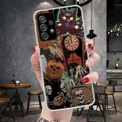 October Fall Halloween Spooky Pumpkin Phone Case - Samsung A24 (YA630 - 7)