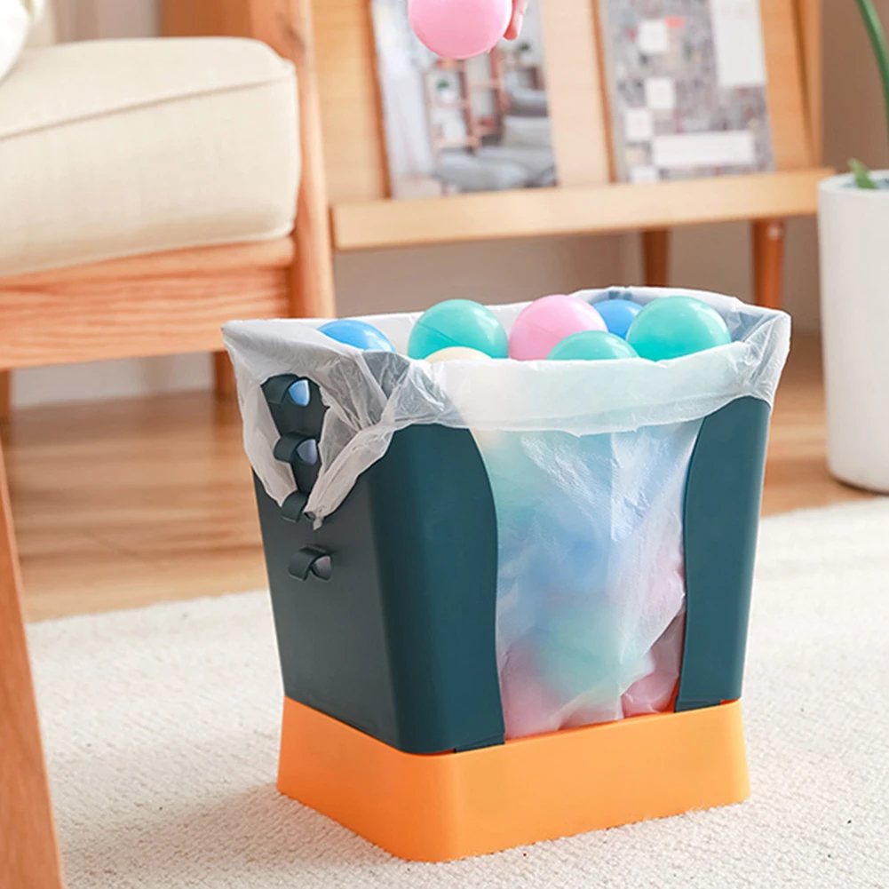 Adjustable Trash Can Large Capacity Expandable Trash Can Household Trash Bucket Portable Waste Bin for Living Room