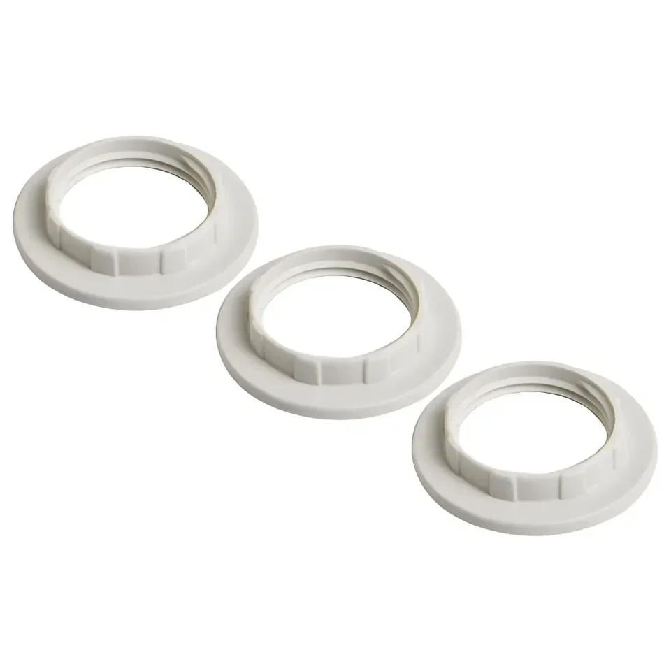Anello per paralume Risolvi la tua illuminazione ha bisogno di collare per paralume in plastica E14 Filo per lampada Supporti per paralume Confezione da 3  39