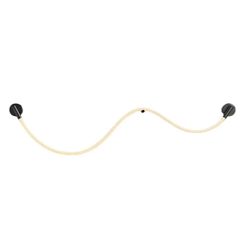 High-end White Silicone 3000K Wall Lights Black Stainless Steel Parlor TV Background Bedroom Dining Room Dropshipping 110-240V 6