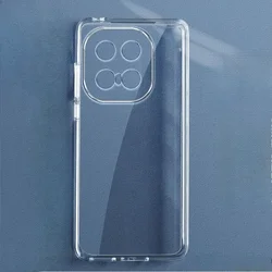Transparent TPU Silicone Soft Back Cover Protective Shell for IQOO 15 (Clear)