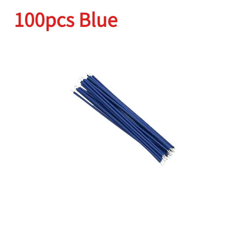 100/120pcs Tin-Plated Electronic Wires Breadboard PCB Jumper Wire 24AWG / 26AWG 6Color Red Blue Green White Yellow Black Diy Kit - Image 8