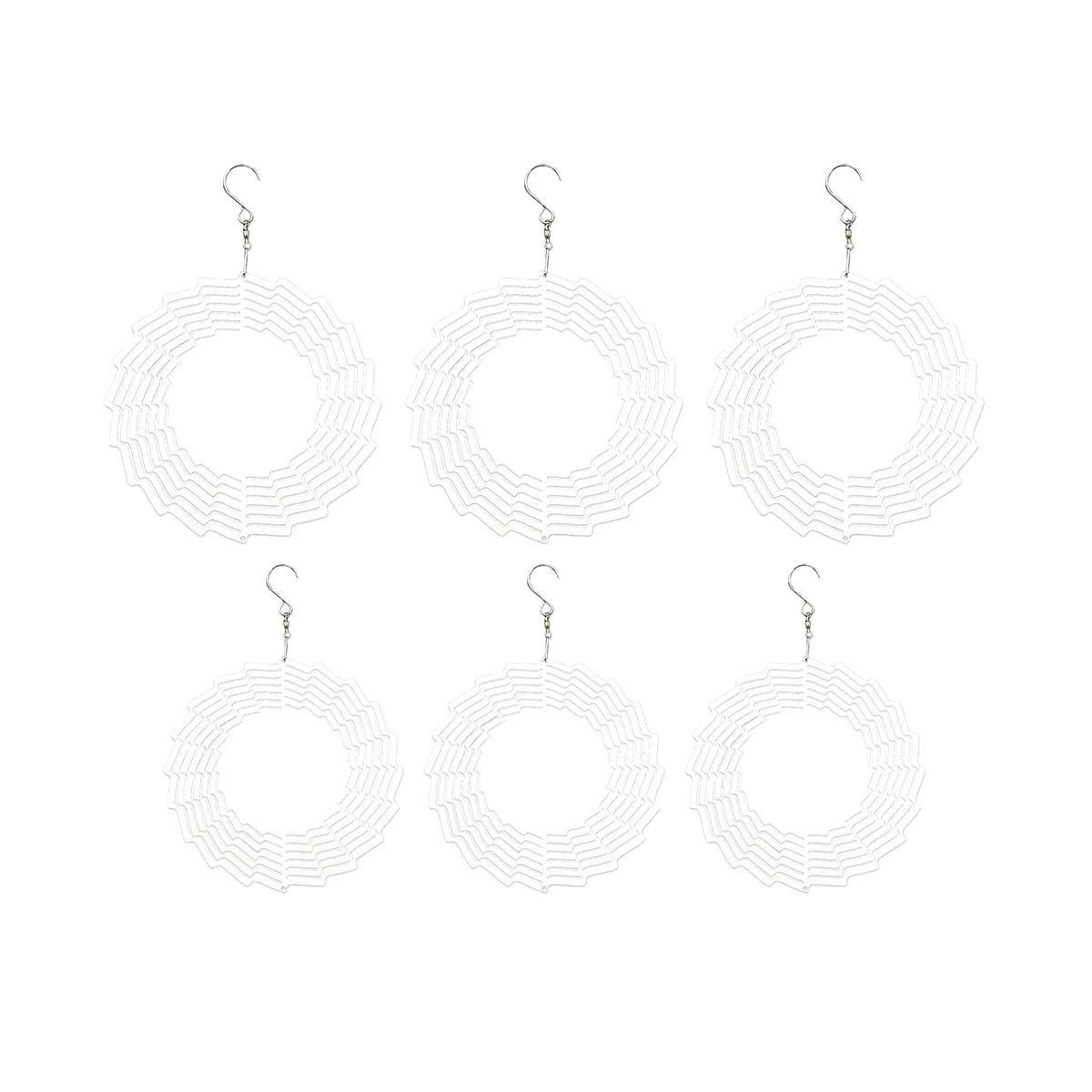 

6 шт., Спиннеры для сада, 10/8 дюймов