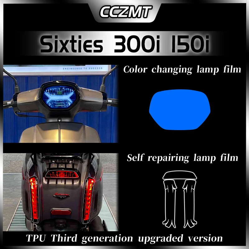 

For Victoria Sixties 300i 150i 2022 headlight film instrument invisible protective rearview mirror modification Accessories