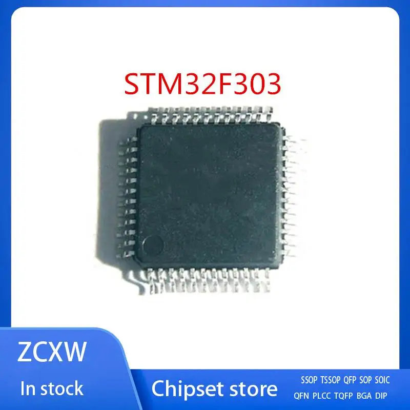 

5Pcs/Lot New STM32F303 STM32F 303CBT6 STM32F303CBT6 STM32F303 CBT6 QFP48