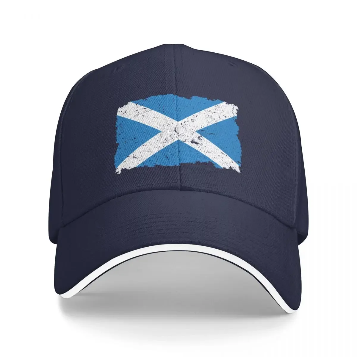 

Vintage Scotland Flag - Retro Scottish Flag Cap Baseball Cap fashion hat man for the sun Women's cap Men's