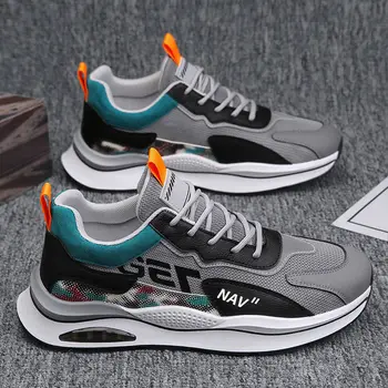Men's Breathable Mesh Sports Shoes Lightweight Comfortable All-Match Dad Shoes Spring Summer Autumn Seasonal Versatile Sneakers