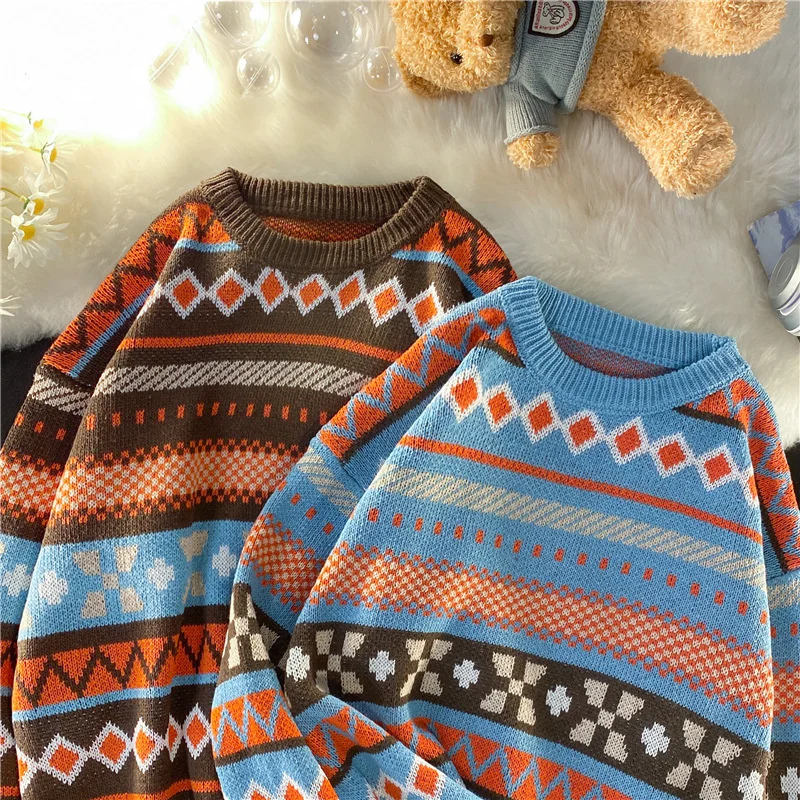 Mens Vintage Christmas Sweaters  Retro Mens Christmas Sweaters - Pullovers  Vintage - Aliexpress