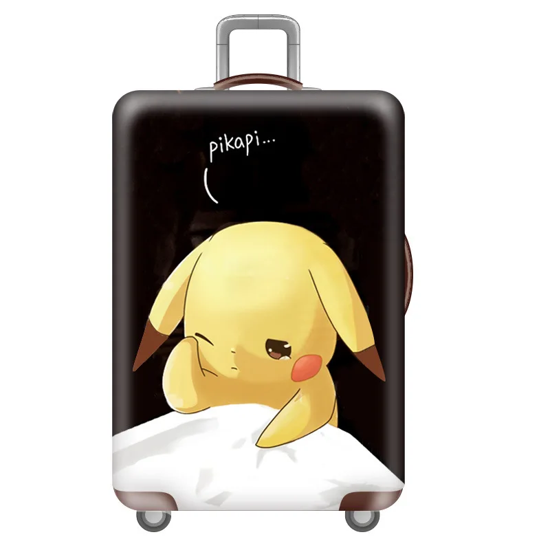 Valise Pokemon Pikachu bagages de voyage porte sac TSA serrure 26 noir