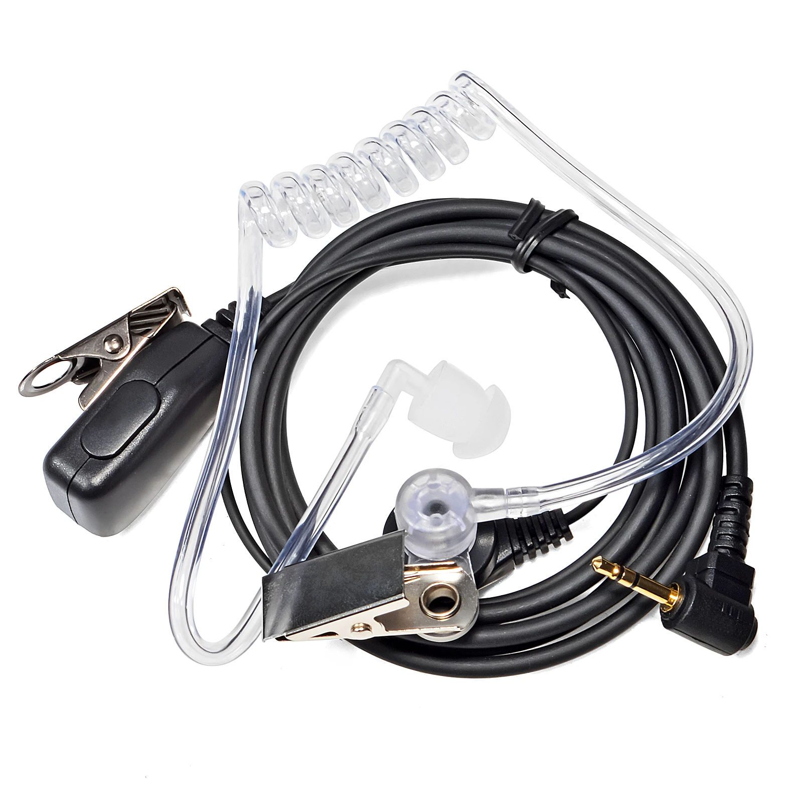 Walkie Talkie Headset with Mic,Acoustic Tube Earpiece Pin