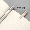 7pcs Metal Gel Pen Set 0.5mm Deli Roller type Black Ink Ballpoint Pen Replaceable Refill School Stationery Office Supplies 3