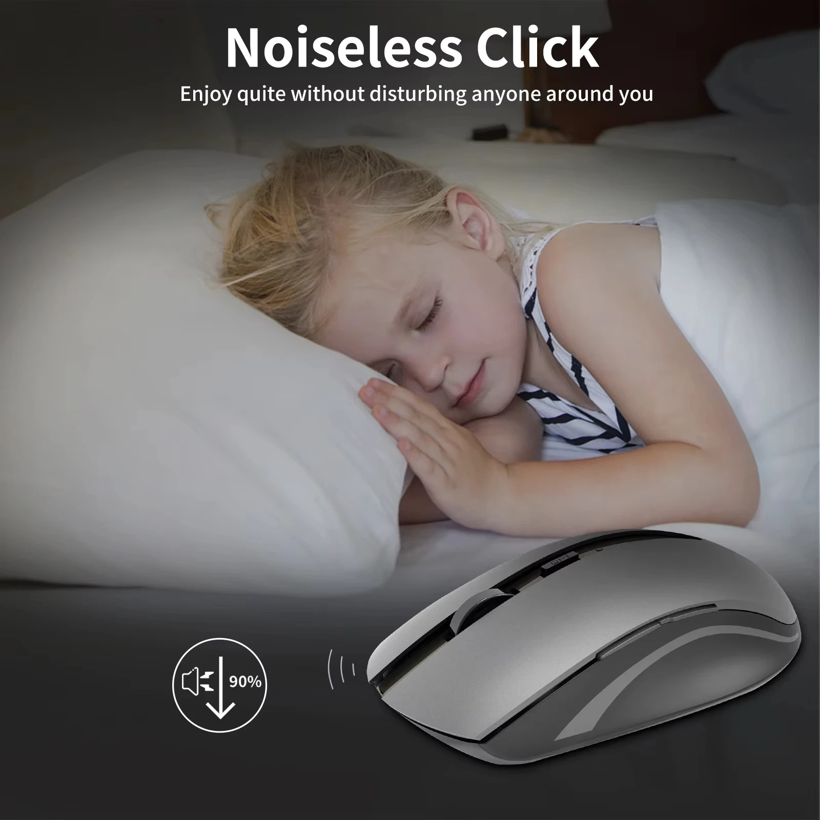 Wireless Mouse Rapoo 7200M Multi-Mode Wireless Mouse Noiseless Bluetooth Mouse 1600DPI Bluetooth 3.0/4.0 RF 2.4GHz for Three Devices Connect