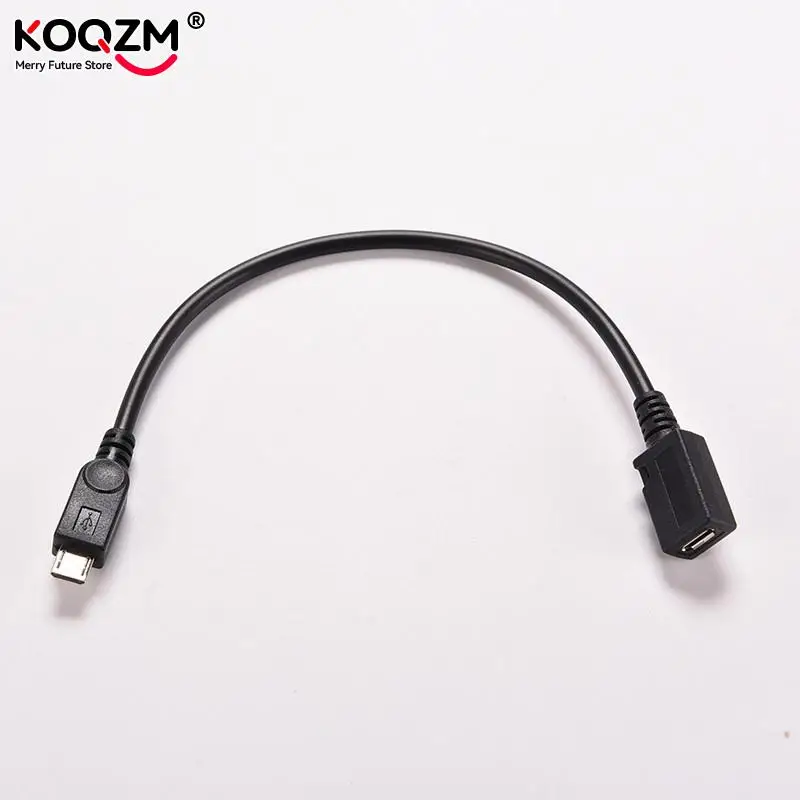 0.15M 15cm 마이크로 USB 암-마이크로 USB 수 커넥터 어댑터, 핸드폰용 데이터 전송 케이블, MP3 MP4 충전 연장 코드