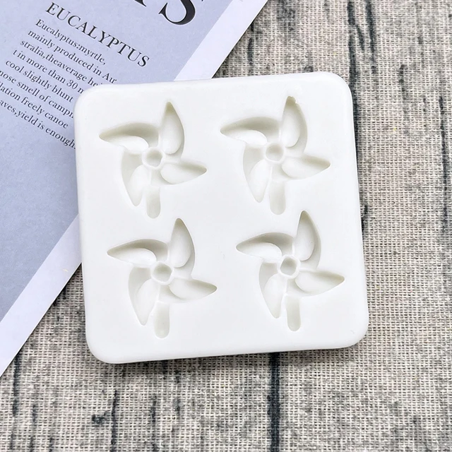 Szélmalom Alakú Szilikon Cukrász Penész Gyantakészlet Cupcake Sütő Fondant Sütemény Díszítő Szerszámok - Image 5