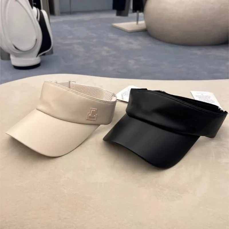 

Golf Sports Sun Visor Hats PU Ball Adjustable Sun Caps for Men Women
