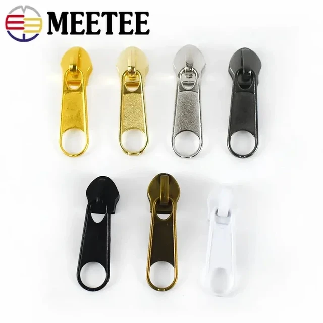 10/20/30/50Pcs 3# 5# 8# 10# Meetee Zipper Slider for Nylon Zippers Clothes  Jacket Decoration Zip Head Bag Zips Puller Repair Kit - AliExpress