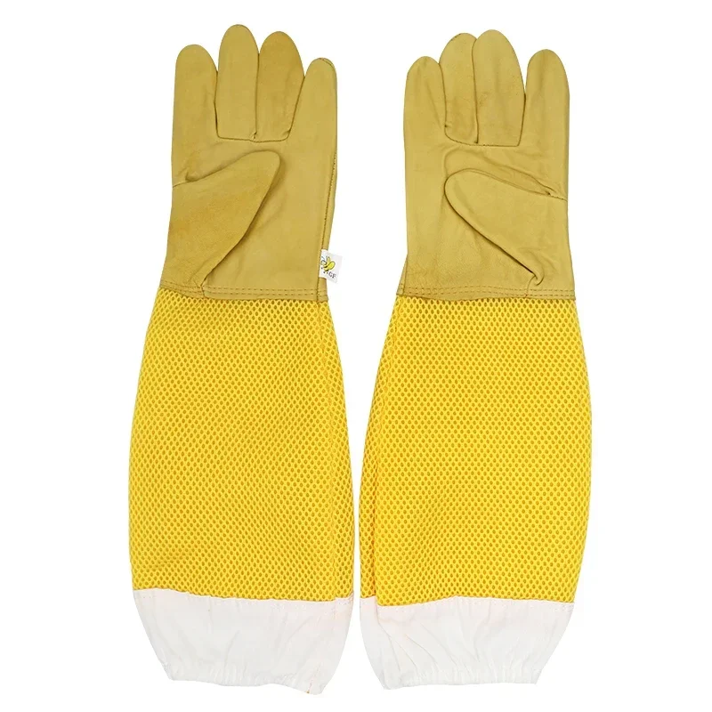 Beekeeper Gloves Protective Sleeves Ventilated Anti Bee For Apiculture Beekeeper Tools