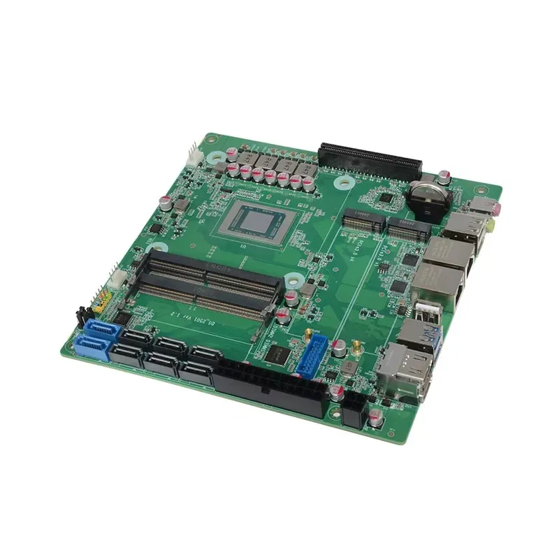 토포튼 11베이 ITX NAS 게이밍 메인보드 N21 AMD 라이젠 9 5900HX 5825U 5600U 3 NVMe 8 SATA 2.5G LAN 듀얼 DDR4 방화벽 메인보드