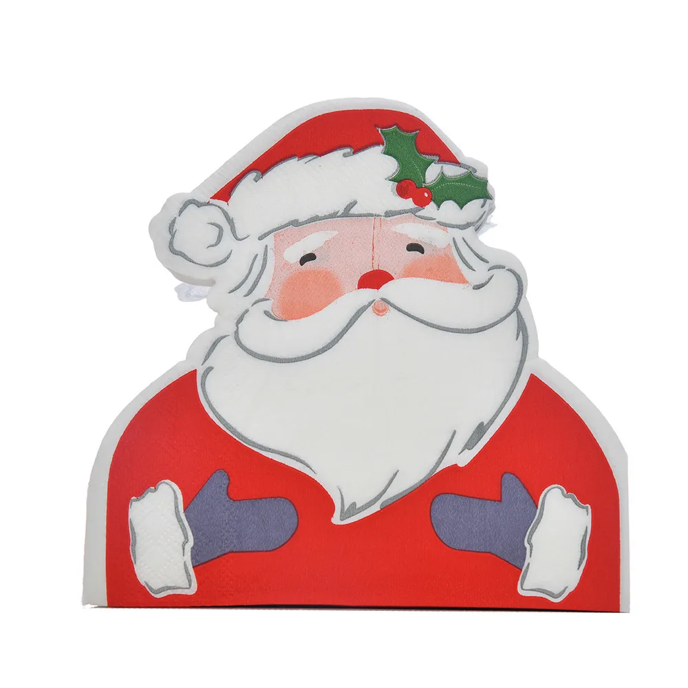 20 Stück Einwegservietten Tischpapierhandtücher Elegante weiße Folie Gold Dot Bedrucktes Gewebe Geburtstagsfeier Hochzeitsserviette Weihnachten – Detail 9